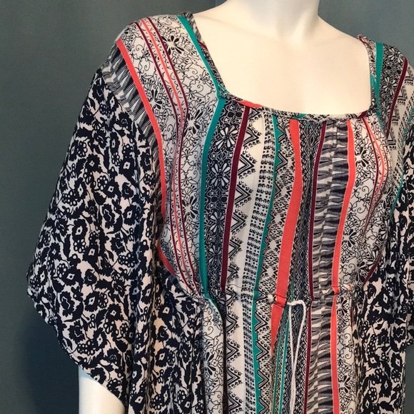 Ella Moss Boho Kimono Hippie Chic Small Tunic NEW - Picture 2 of 6